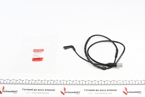 WS 0273 A QUICK BRAKE Датчик зносу гальмівних колодок (задніх) BMW X5 (E70)/X6 (E71/E72) 3.0/3.0D 07