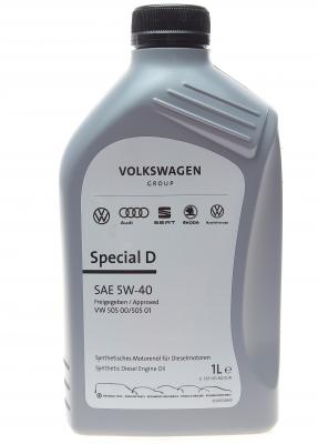 Олива моторна синтетична VAG \Special D 5W-40\, 1л