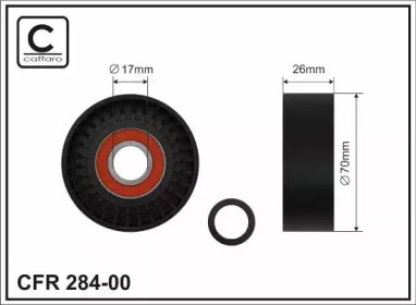 70x17x26 Натяжник паска BMW 1 (E81,E87), 3 (E46, E90/E91/E92/E93), 5 (E60) X3 (E83) Z4 (E85) 1.6i/1.8i/2.0i 02.02-