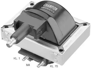 CHAMPION RENAULT котушка запалювання 19,21,25,Clio -98,Espase -96,Laguna -01,Megane 96-,Trafic -94,Safrane 2,2 -96.