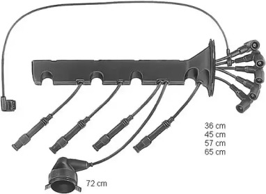CHAMPION дроти високої напруги BMW E30/36 1,6/1,8 E34 1,8