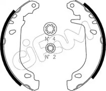 CIFAM RENAULT К-т тормозных колодок 11 1.1 83-, 19 1.4 89-, CLIO 1.2 96-, TWINGO 1.2 93-