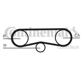 CT1018 Ремінь ГРМ CONTI SYNCHROBELT