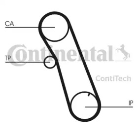 CT616 Ремінь ГРМ CONTI SYNCHROBELT
