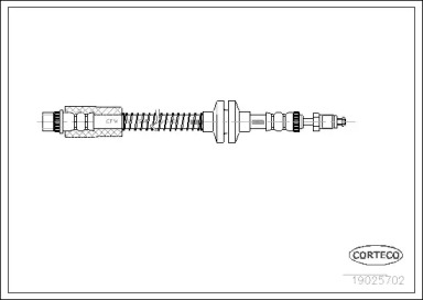 Шланг гальмівний  Citroen Jumper 94-11 Fiat Scudo 96-11 Peugeot 94-11 F L&R