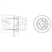 Диск гальмівний OPEL Astra/Vectra \R D=260mm \91-01