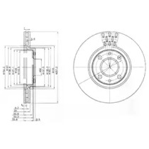 Диск гальмівний CITROEN/FIAT/PEUGEOT Nemo/500/Doblo/Panda/Stilo/Bipper \F D=257mm \01>>