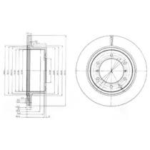 DELPHI HYUNDAI гальмівний диск передн TERRACAN 2.9 CRDi