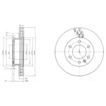 Диск гальмівний MERCEDES/VW Sprinter 906/Crafter \F D=300mm \06>>