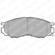 DELPHI MITSUBISHI гальмівні колодки передн. Space Gear  -01