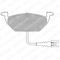 DELPHI VW колодки гальмівні передн.Golf V,VI,Skoda Yeti,Seat