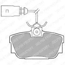 Гальмівні колодки дискові VW Caravelle/Transporter \R \96-03