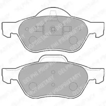 DELPHI RENAULT колодки гальмівні передні Laguna II,III,Megane II,Scenic II 1.5dCi/2.0 16V 01-