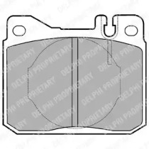 DELPHI DB гальмівні колодки передн.W123 79-85,W126 85-91