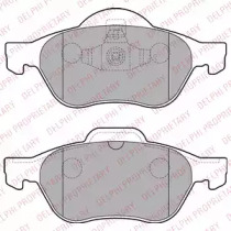 DELPHI RENAULT гальмівні колодки передн.Megane II,Scenic II 03-