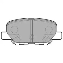 DELPHI MITSUBISHI колодки гальм.задні Outlander 12-, ASX, CITROEN C4 Aircross, MAZDA 6