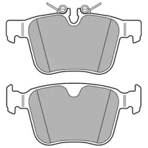 DELPHI LANDROVER К-т задніх гальм. колодок Discovery Sport 2,0-2,2 14-, Range Rover Evoque 2,0-2,2 11-