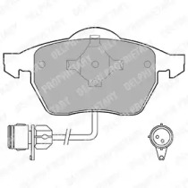 DELPHI VW гальмівні колодки передн.Audi 100 90-,A4,6,Sharan,Ford 95- (круглий розєм)