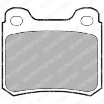 DELPHI DB гальмівні колодки задн. W124,W201