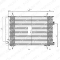 Конденсатор кондицiонера CITROEN/PEUGEOT Berlingo/Jumper/308/Expert/Partner \1,4-2,0 \02>>