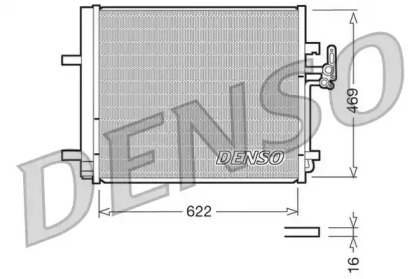 Конденсатор кондицiонера Denso FORD/LAND ROVER/VOLVO Mondeo/Freelander/S80 \1,5-4,4 \06>>