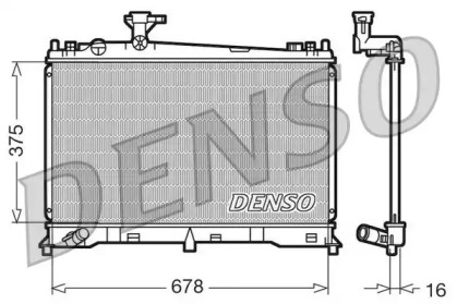 Радіатор Denso MAZDA 6 \1,8-2,3 \02-08