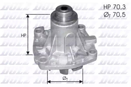 Водяна помпа Alfa Romeo/Ford Scorpio/Chrysler Voyager I 2.5 TD 95-