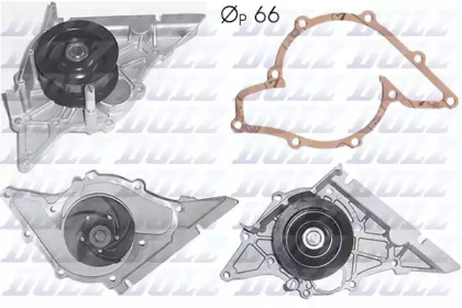 DOLZ AUDI помпа води A6 A8 3.7,4.2 V8 98-