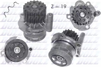 DOLZ VW помпа води (New number!)  AUDI A3 1.9TDI 03-,Passat,Skoda