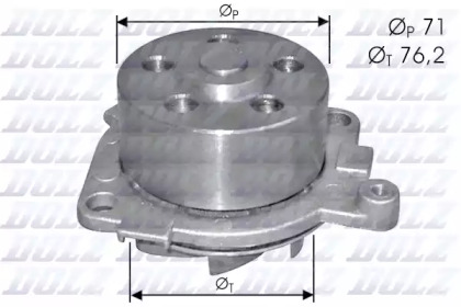 DOLZ FIAT помпа води Alfa, Bravo,Brava 1.8 16V 95-