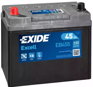 Акумулятор 45Ah-12v Exide EXCELL (234х127х220), L, EN330 Азія тонк.клеми! КАТ. -10%