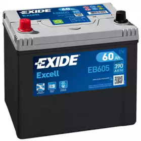 Акумулятор 60Ah-12v Exide EXCELL (230х172х220), L, EN480 Азія