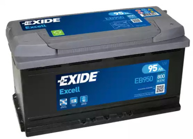 Акумулятор 95Ah-12v Exide EXCELL (353х175х190), R, EN800