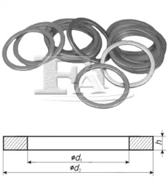 FISCHER шайба алюм. 12,00 x 15,50 x 1,50 (OE - 192081,957175,1002847,01118672,01299259)