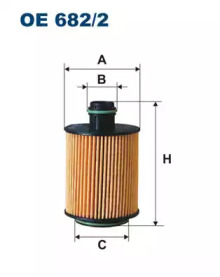 FILTRON фільтр масляний CHEVROLET FIAT LANCIA OPEL PEUGEOT SAAB SUZUKI (105*66*26/41)