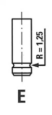 Клапан випускний OPEL 3695/RCR EX