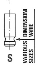 Клапан впускний R6641/SNT LEXUS/TOYOTA