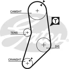 Пасок ГРМ Bmw 320i, 325i 82-95, 520i, 525i 85-90