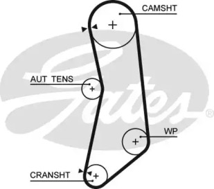 5627XS (8597-15627)  Ремінь ГРМ GATES XS