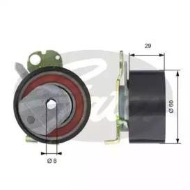 T43050 (7784-21043)  Натяжний ролик ременя ГРМ GATES POWERGRIP TENSIONER