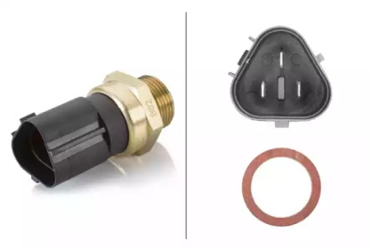 HELLA VW Датчик вмикання вентилятора Audi A3,Skoda Fabia,Octavia,Roomster,Caddy III,Golf IV,V,Polo,Touareg 4.2/6.0