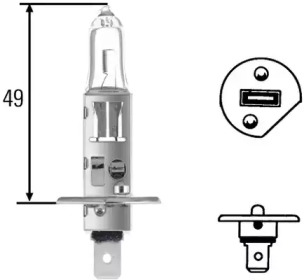 HELLA H1 24V 70W Автолампа HEAVY DUTY