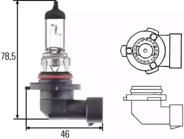 лампа розжарювання STANDARD HB4 12V 51 (55W) P 22d