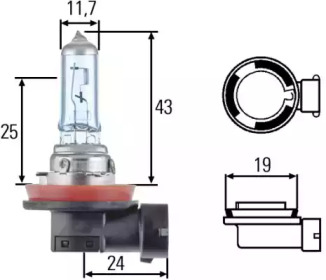 Лампа H8 35W 12V