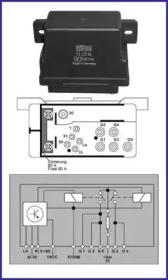 HUCO DB реле свІчок розжарювання W124 2.5TD