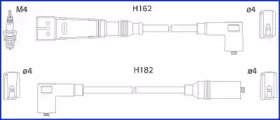 HUCO SKODA Комплект высоковольтных проводов OCTAVIA I Combi (1U5) 1.6 98-04