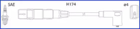 HUCO VW К-кт высоковольтных проводов GOLF IV 1.6 двиг.AKL,AEH