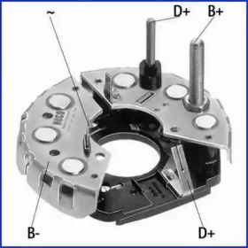 HUCO VW мІст дІодний Audi 100,80,Opel Ascona,Astra F,Kadett E,Vectra A,Seat,Golf,LT28-55,Passat,Polo,T4