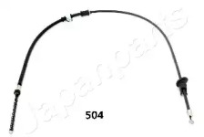 JAPANPARTS MITSUBISHI трос ручного гальма прав.Carisma 96- (бараб.)
