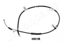 JAPANPARTS HYUNDAI трос ручн.гальма прав.H-1 08-   (з ABS)